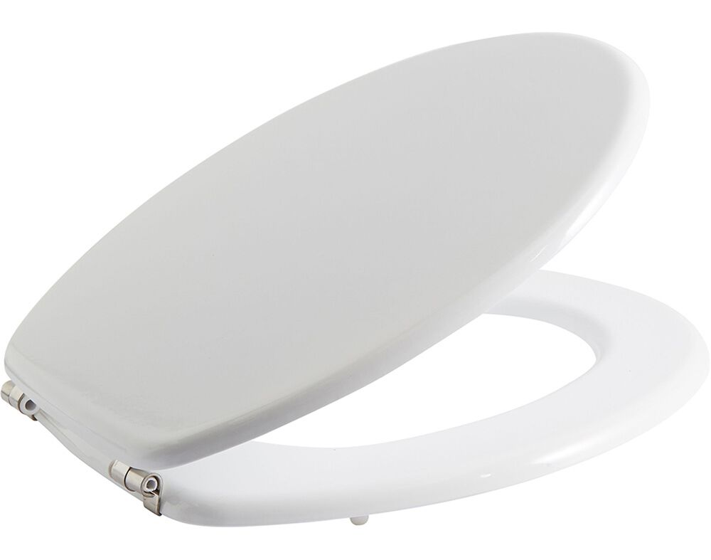 TAMPA DE SANITA COM DOBRADI&Ccedil;AS ACTUEL EM MDF BRANCO