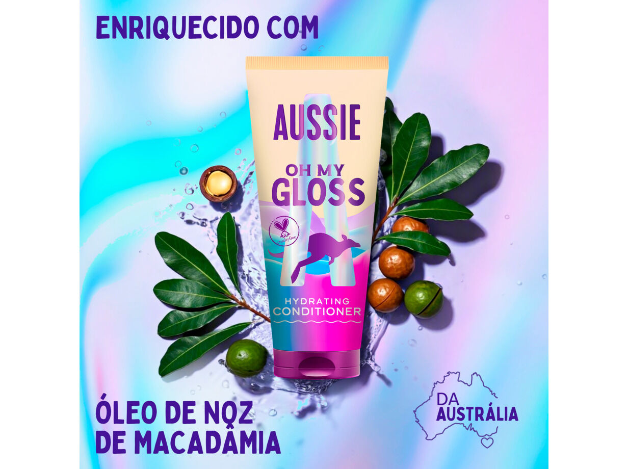 CONDIDIONADOR AUSSIE GLOSS 200ML image number 3