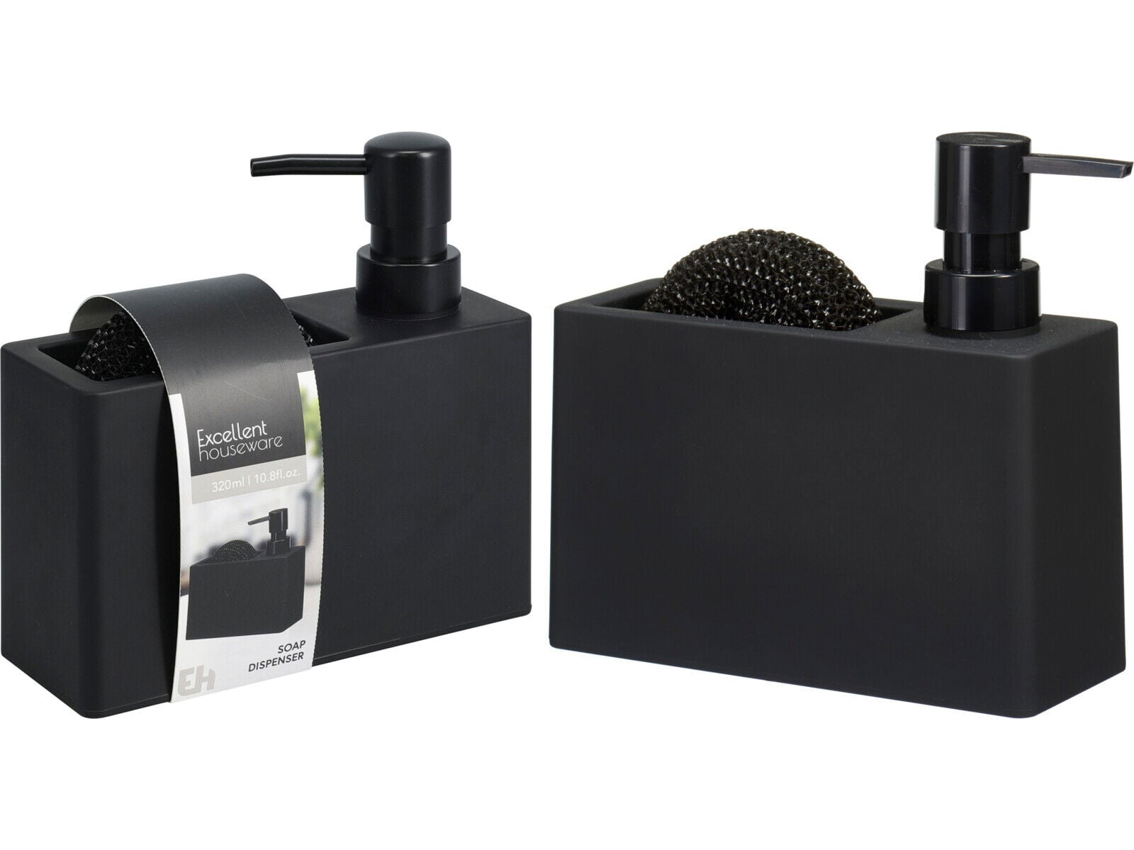 DISPENSADOR DE SABONETE COM ESPONJA 320 ML image number 1