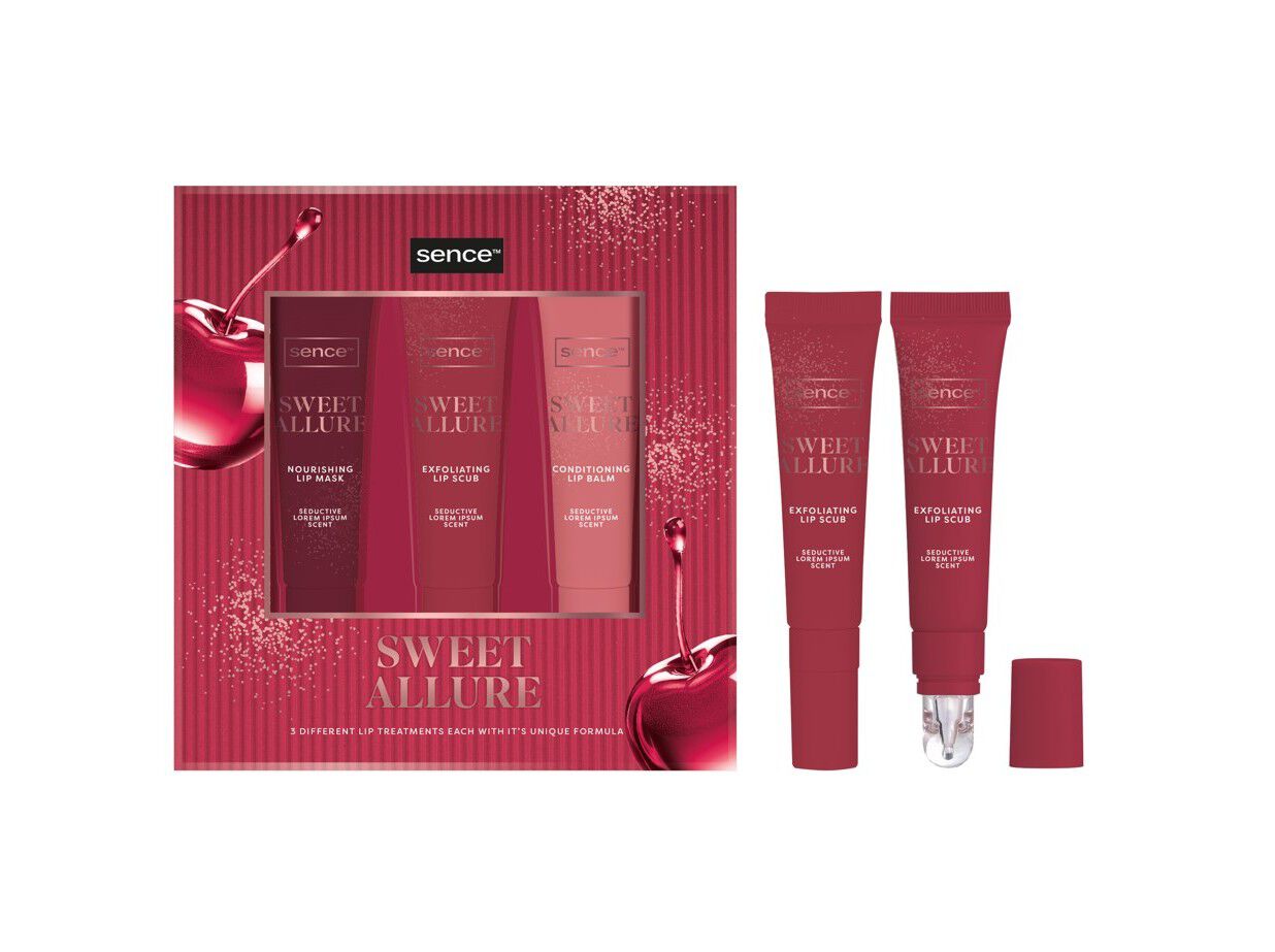 CONJUNTO SENCE COLLECTION CUIDADO L&Aacute;BIOS NIGHT LUXE