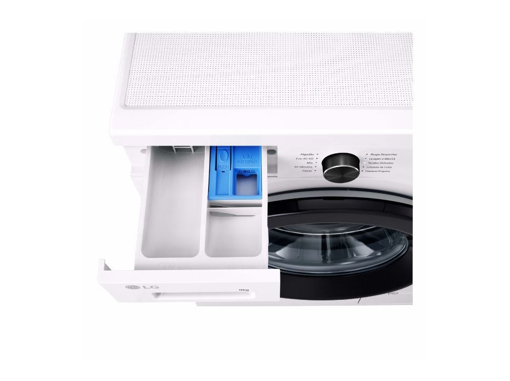 M&Aacute;QUINA DE LAVAR ROUPA LG F4X1009NWK - BRANCO A 9KG image number 4