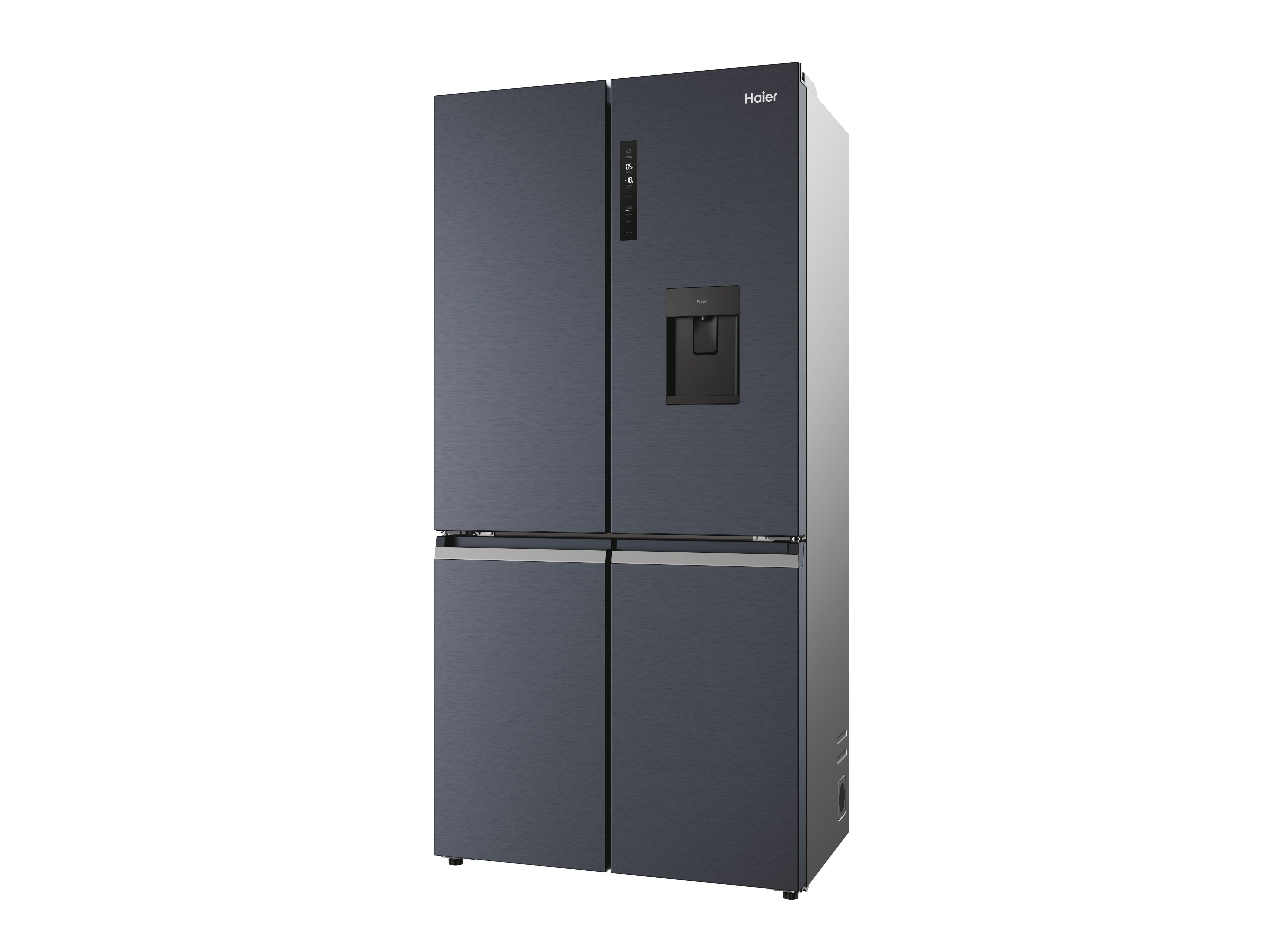 FRIGOR&Iacute;FICO AMERICANO HAIER HCR5919EHMB PRETO ESCOVADO E 525L NO FROST image number 1