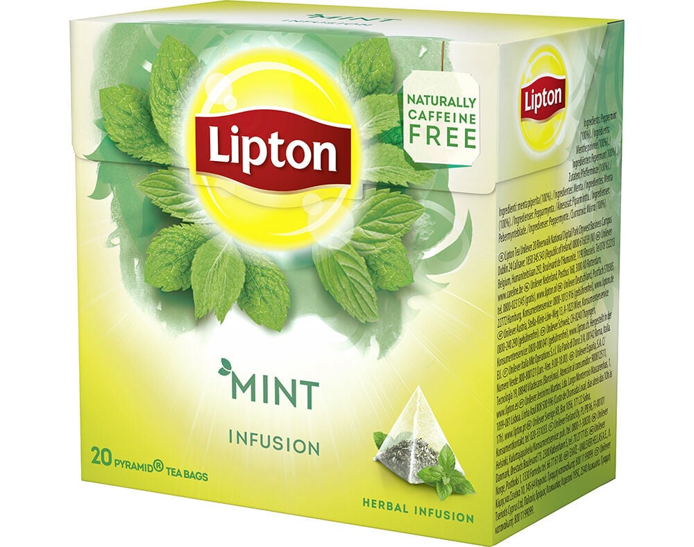 INFUS&Atilde;O LIPTON MENTA 20 PYRAMIDES 20 SAQUETAS