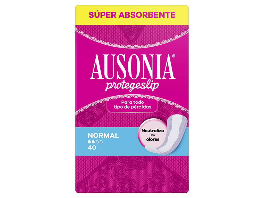 Pensos Di&aacute;rios Protegeslip Normal Ausonia 40 un image number 1