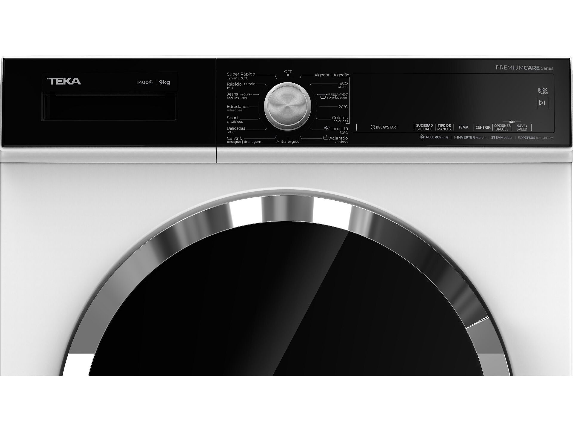 MAQUINA DE LAVAR ROUPA TEKA WMT 70945 WH BRANCO B 9KG 1400RPM image number 3