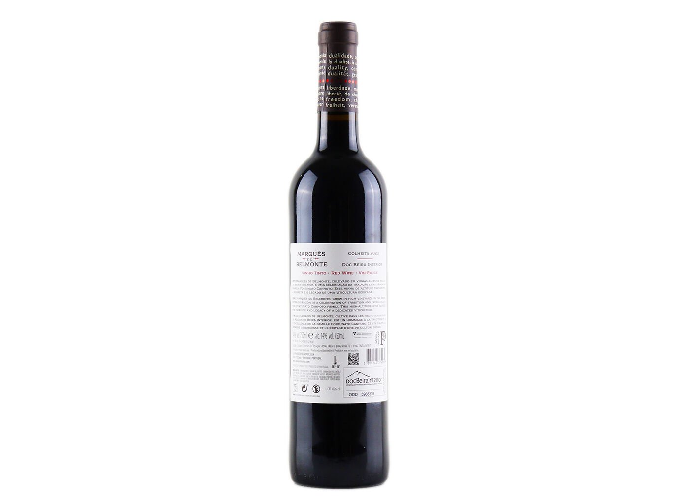 VINHO TINTO MARQU&Ecirc;S DE BELMONTE BEIRA INTERIOR 0.75L image number 1