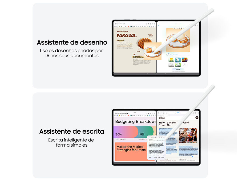 TABLET SAMSUNG GALAXY TAB S11 ULTRA CINZA 256GB image number 3