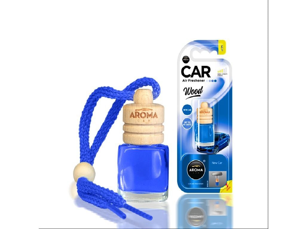 AMBIENTADOR AUTO AROMA CAR WOOD CARRO NOVO 6ML image number 1