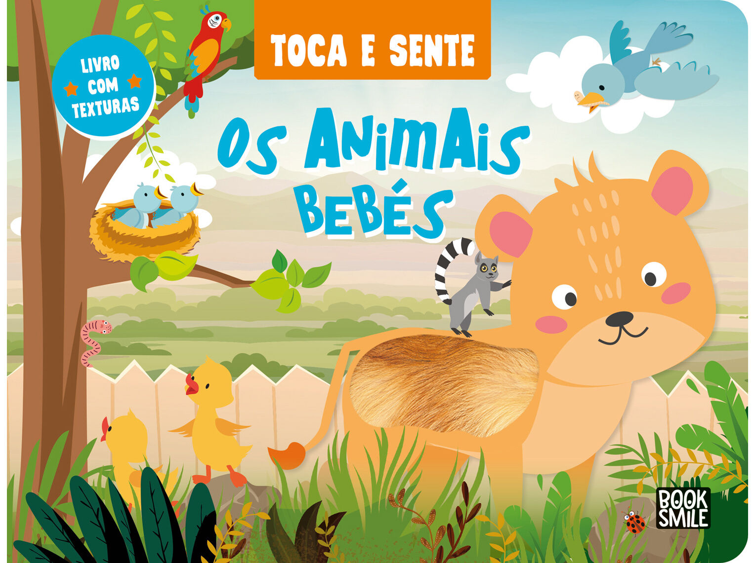 LIVRO TOCA E SENTE - OS ANIMAIS BEB&Eacute;S DE FIONA HUISMAN image number 0