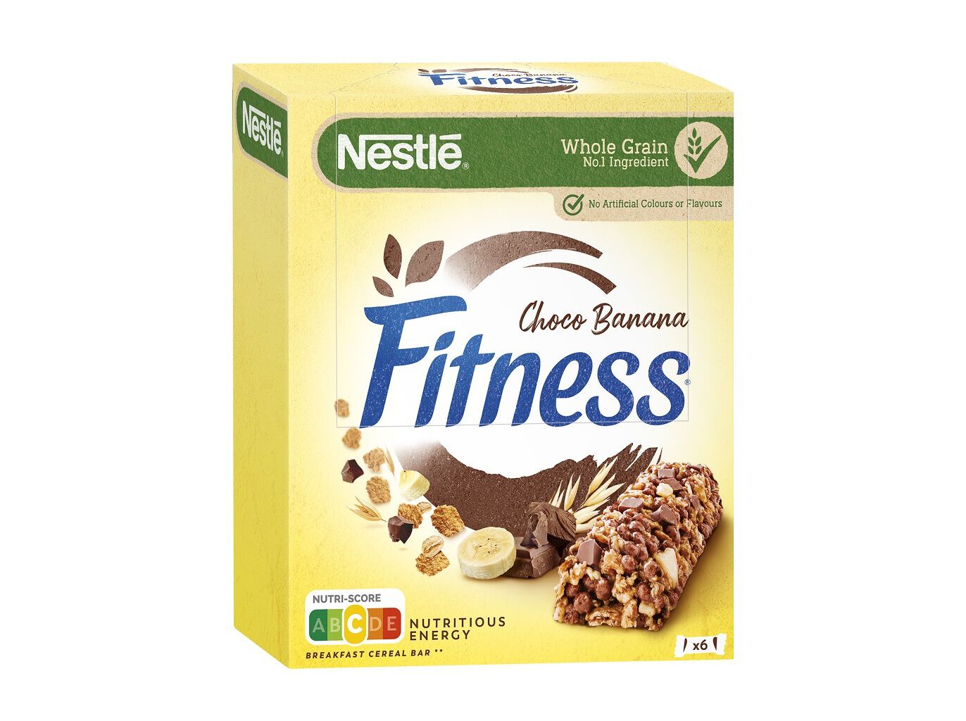 BARRAS FITNESS ADULTO CHOCOLATE E BANANA 141G 6UN image number 0