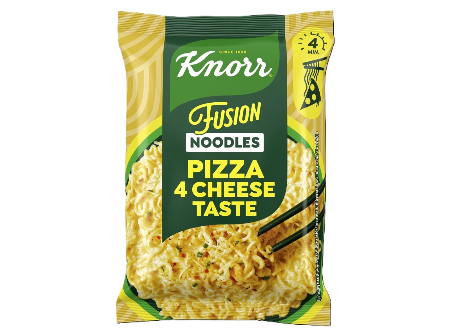 MASSA FUSION NOODLES KNORR PIZZA 4QUEIJOS 64G image number 0