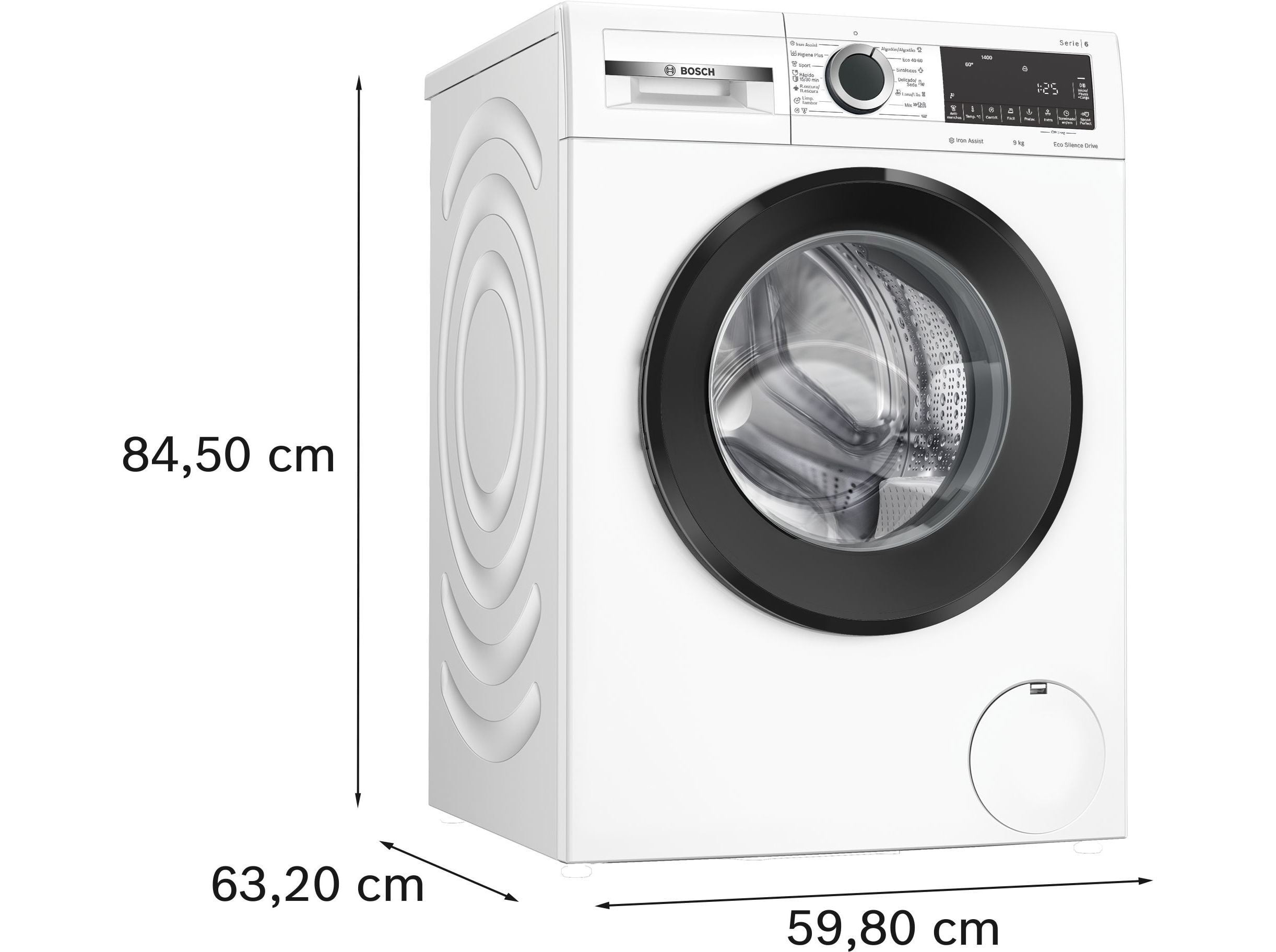 M&Aacute;QUINA DE LAVAR ROUPA BOSCH WGG244Z0EP - BRANCO A 9KG 1400RPM image number 2