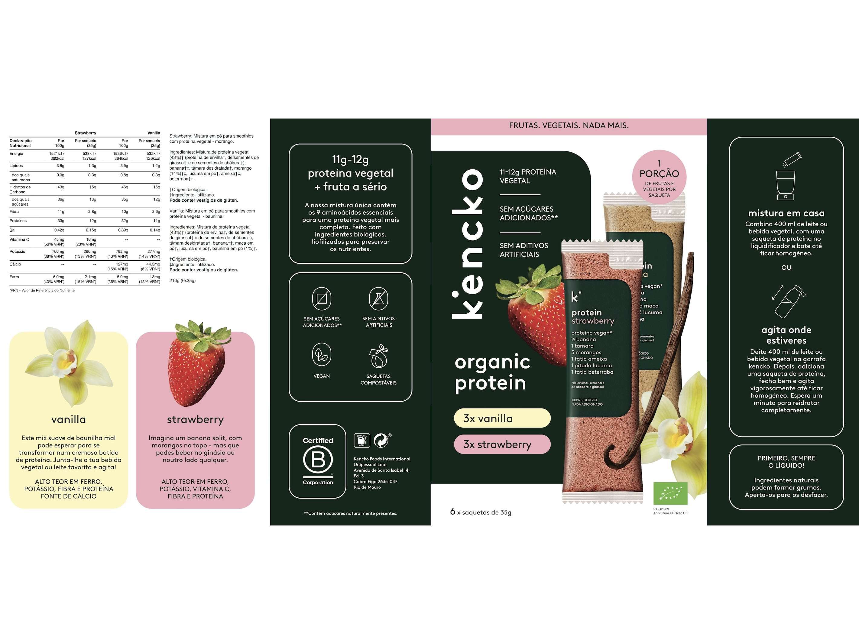 BATIDO KENCKO PROT VEGAN MOR. E BAUN. 6X35G image number 1