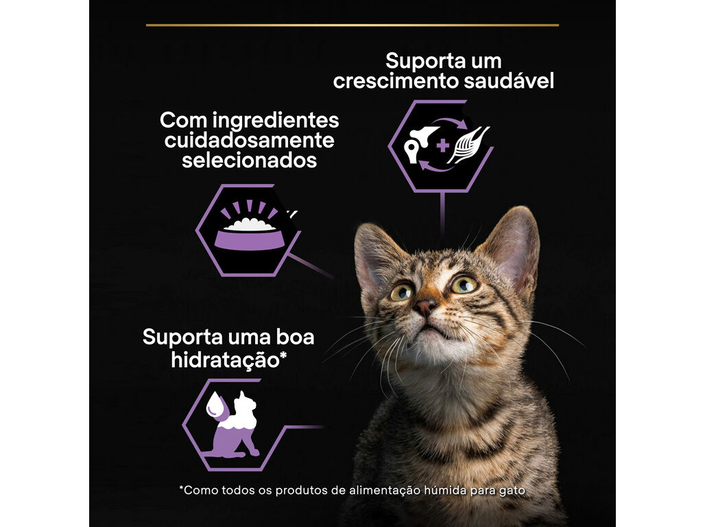 COMIDA H&Uacute;M. GATO PRO PLAN J&Uacute;NIOR MOUSSE FRANGO 85G image number 4