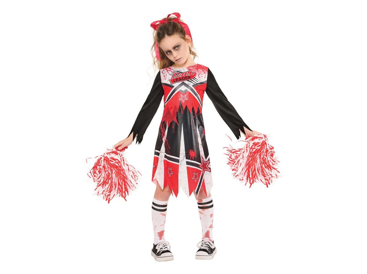 DISFARCE CHEERLEADER ZOMBIE RUBIES 9/10 ANOS - 134/140CM