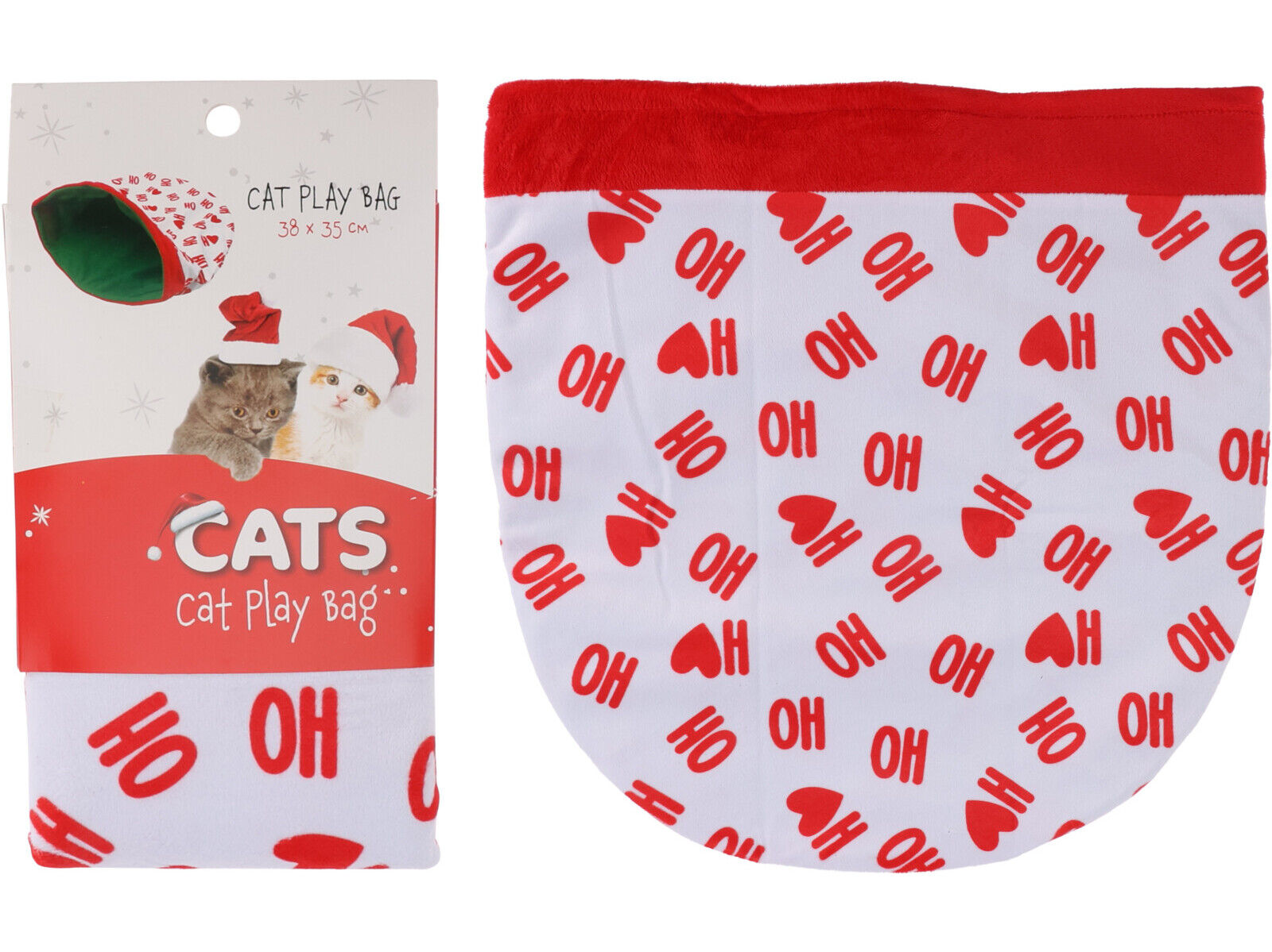 BRINQUEDO CATS COLLECTION SACO NATAL&Iacute;CIO 38X35CM image number 1