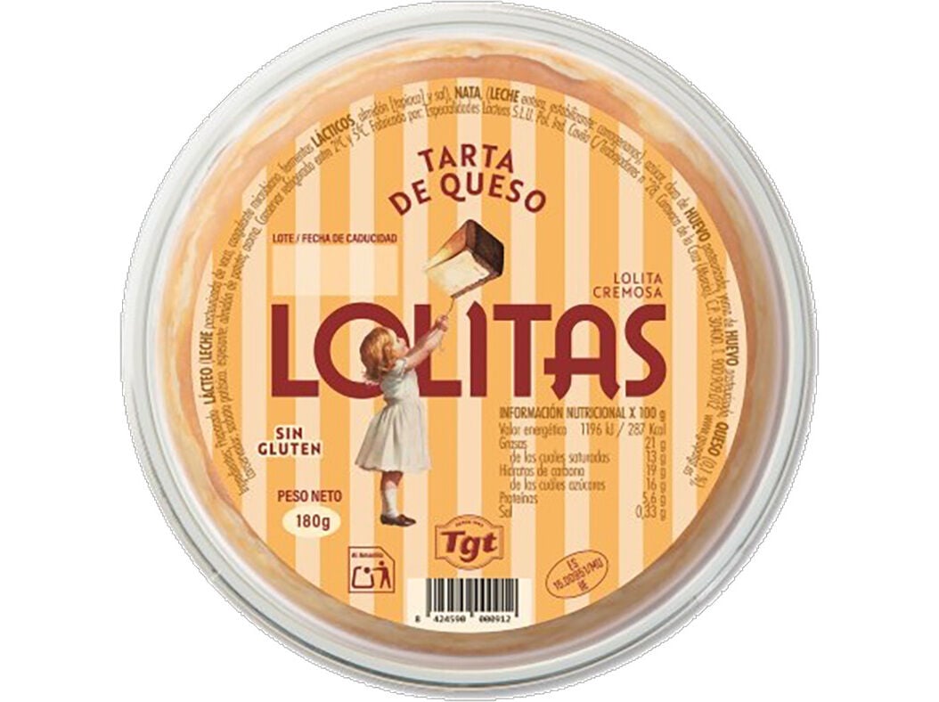 TARTE DE QUEIJO LOLITAS CREMOSA 180GR image number 1