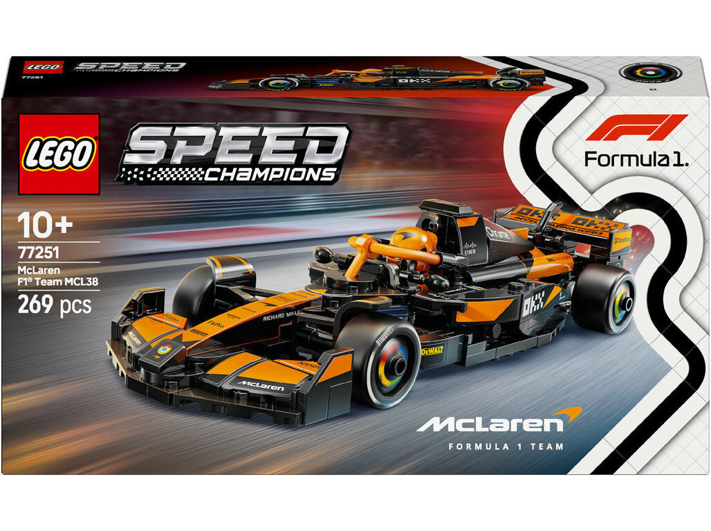 MCLAREN F1&reg; TEAM MCL38 LEGO SPEED CHAMPIONS 77251 image number 0