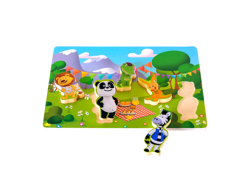 PANDA - PUZZLE DE ENCAIXE MADEIRA image number 1