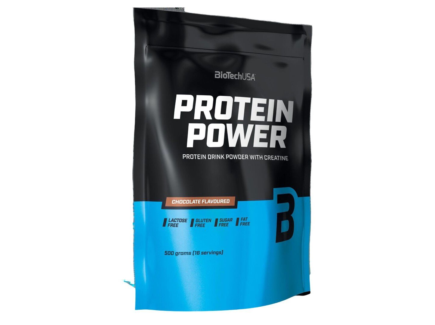 PROTEINA WHEY POWER BIOTECH USA CHOCOLATE 500G image number 0