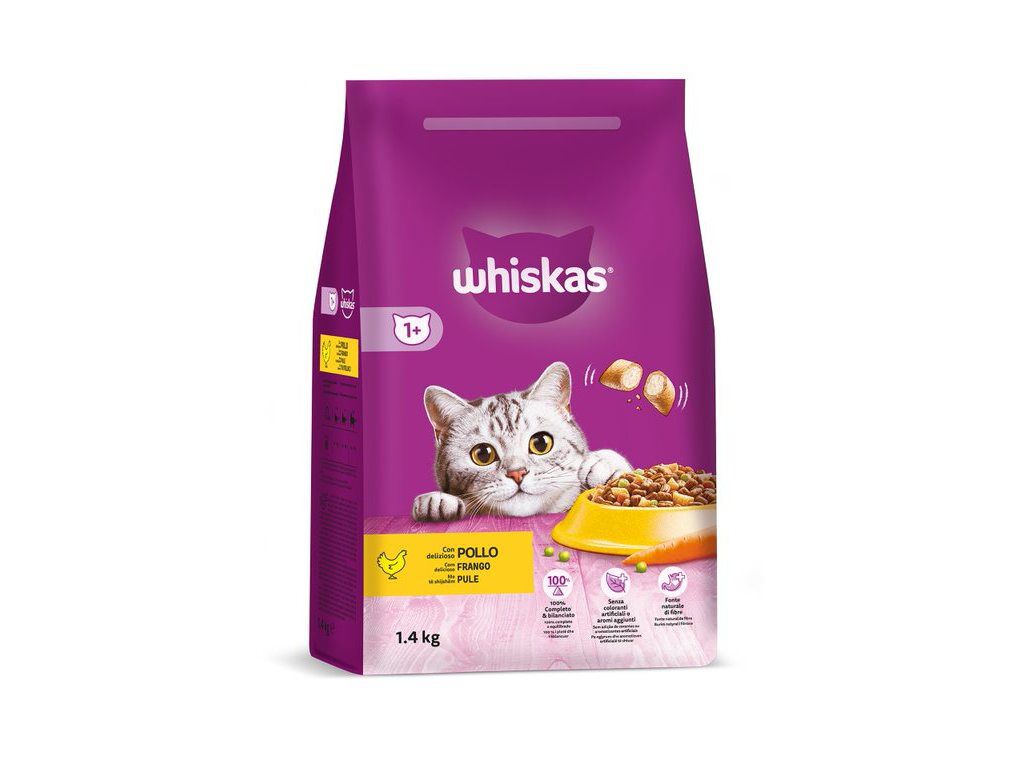 RA&Ccedil;&Atilde;O PARA GATO WHISKAS ADULTO GALINHA 1.4KG
