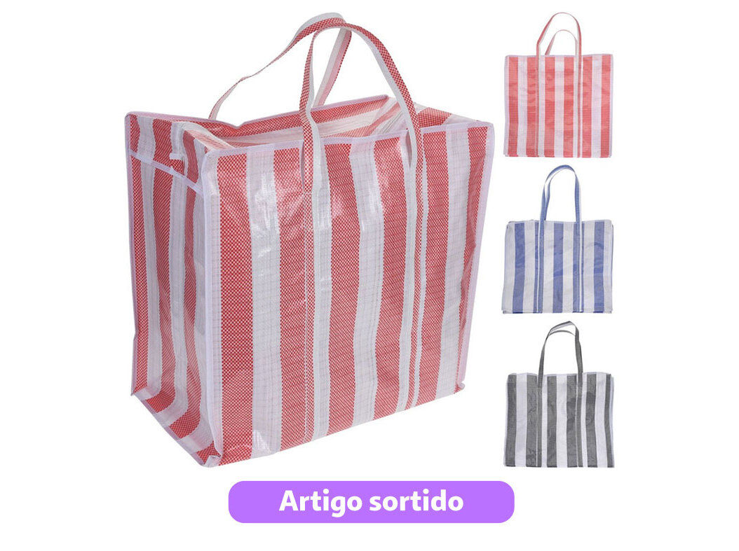SACO COMPRAS 55X50X30CM CORES SORTIDAS image number 0