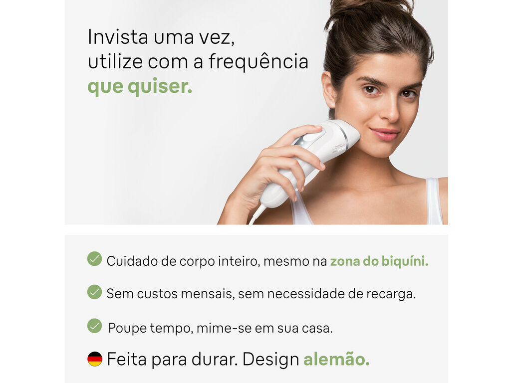 DEPILADORA DE LUZ PULSADA IPL BRAUN SILK EXPERT PRO3 PL3122 image number 5