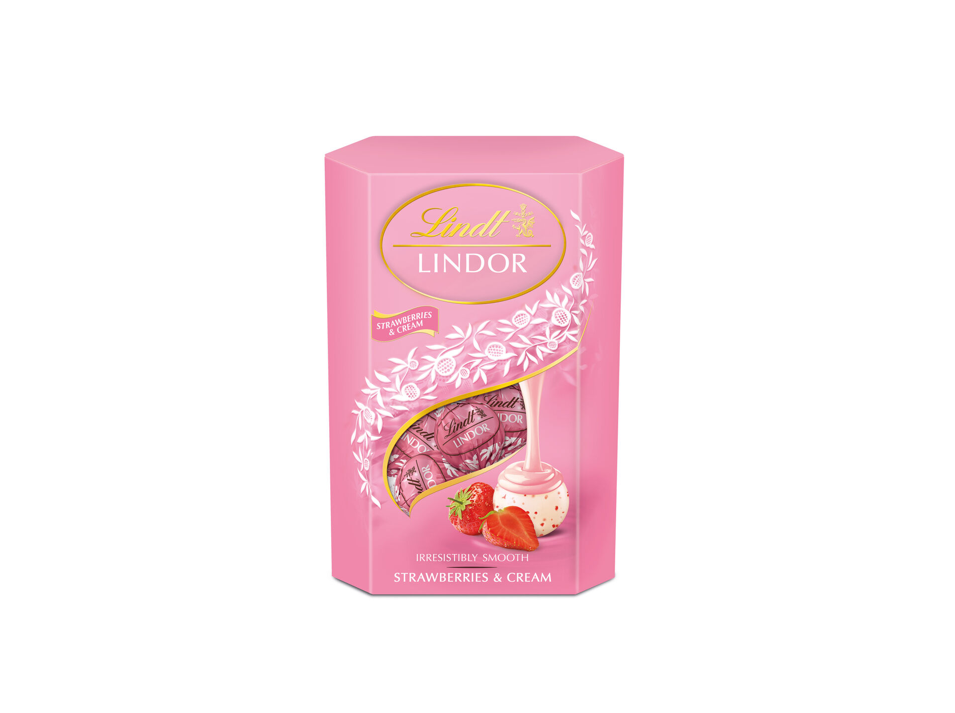 BOMBONS LINDT LINDOR CORNET MORANGO 200G