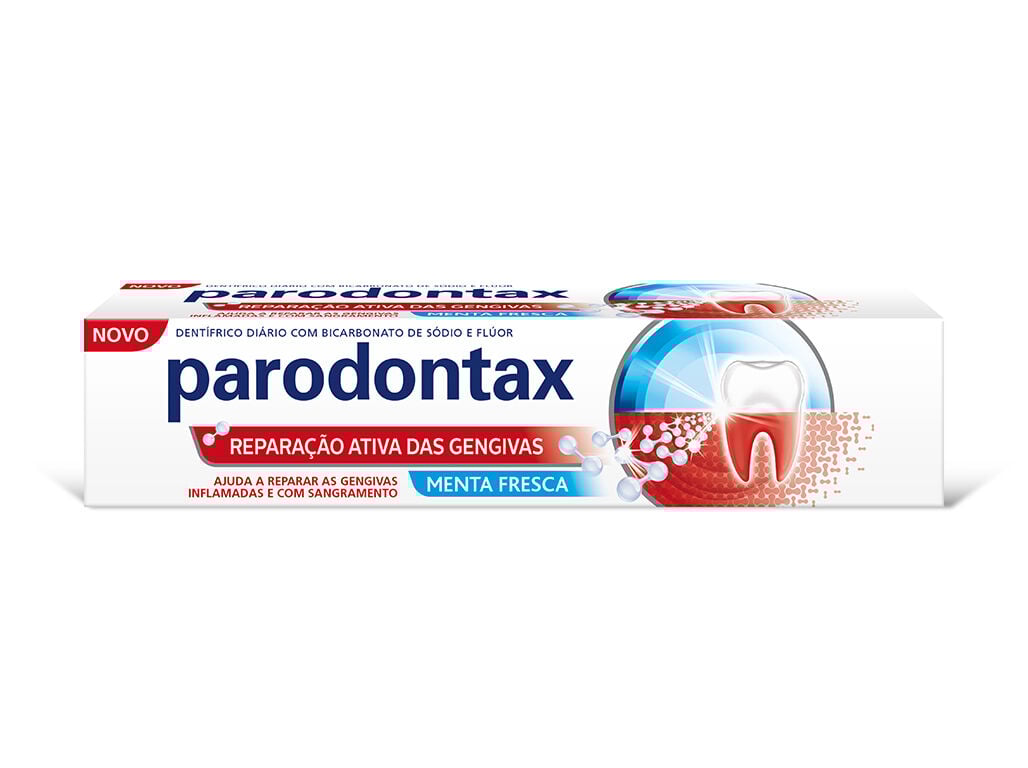 PASTA DE DENTES PARODONTAX REPARA&Ccedil;&Atilde;O ATIVA GENGIVAS 75ML image number 0