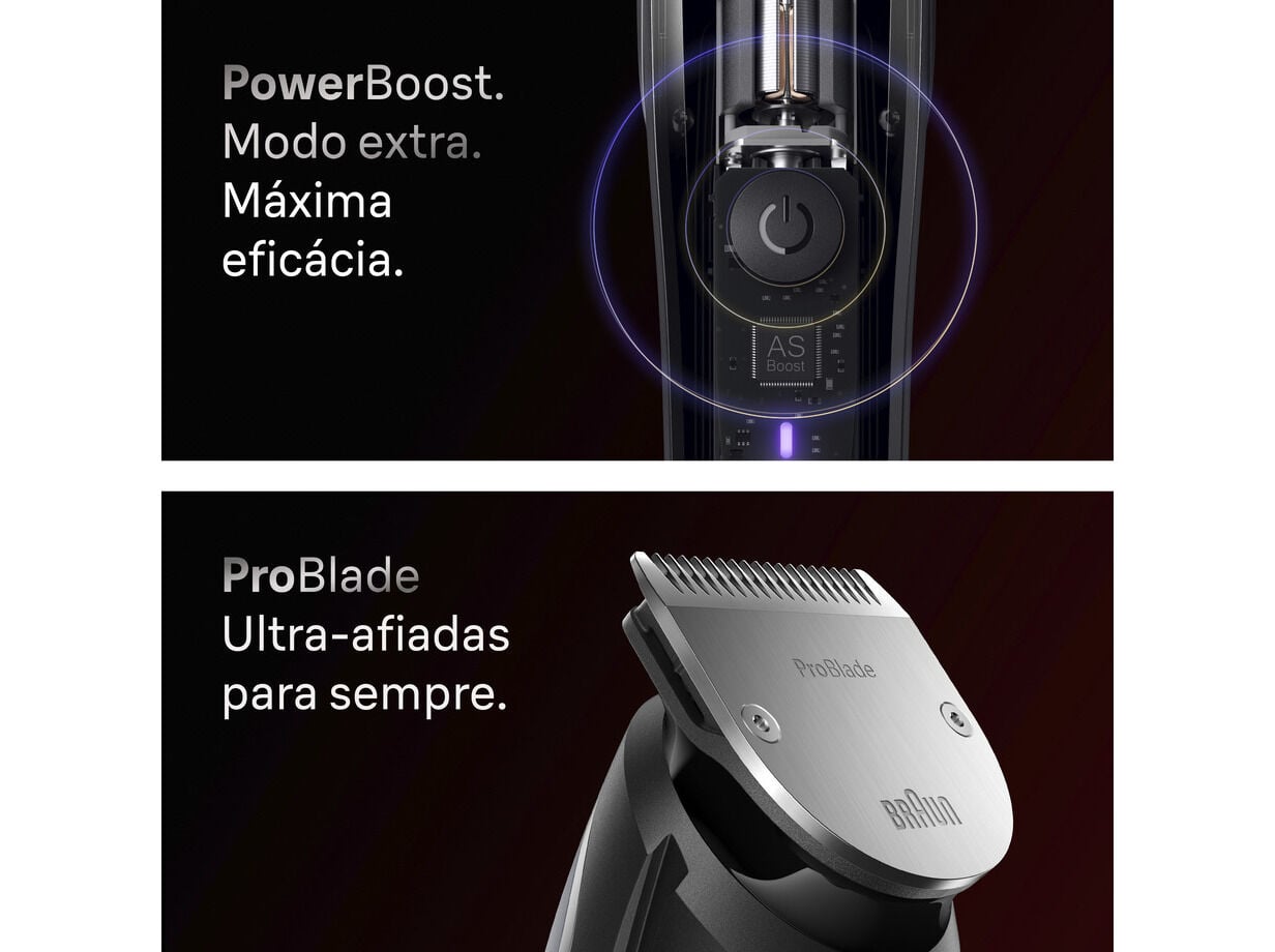 APARADOR DE BARBA BRAUN BT9520 F1 image number 2