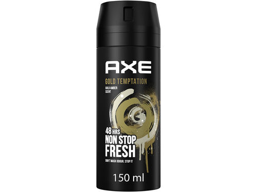 DEO AXE SPRAY GOLD TEMPTATION 150ML image number 0