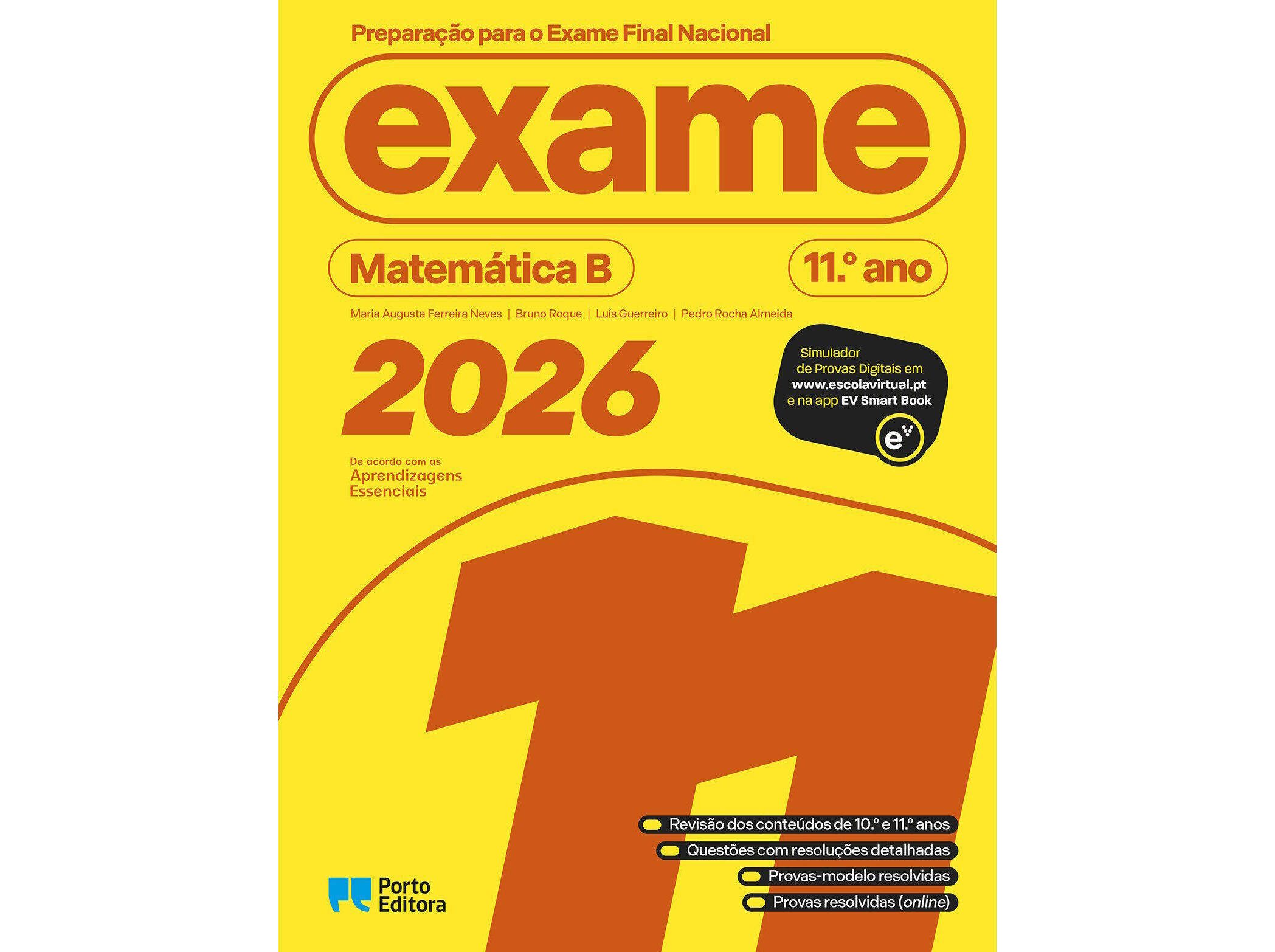 LIVRO PREPARA&Ccedil;&Atilde;O PARA O EXAME FINAL NACIONAL 2026 - MATEM&Aacute;TICA B 11&ordm; image number 1