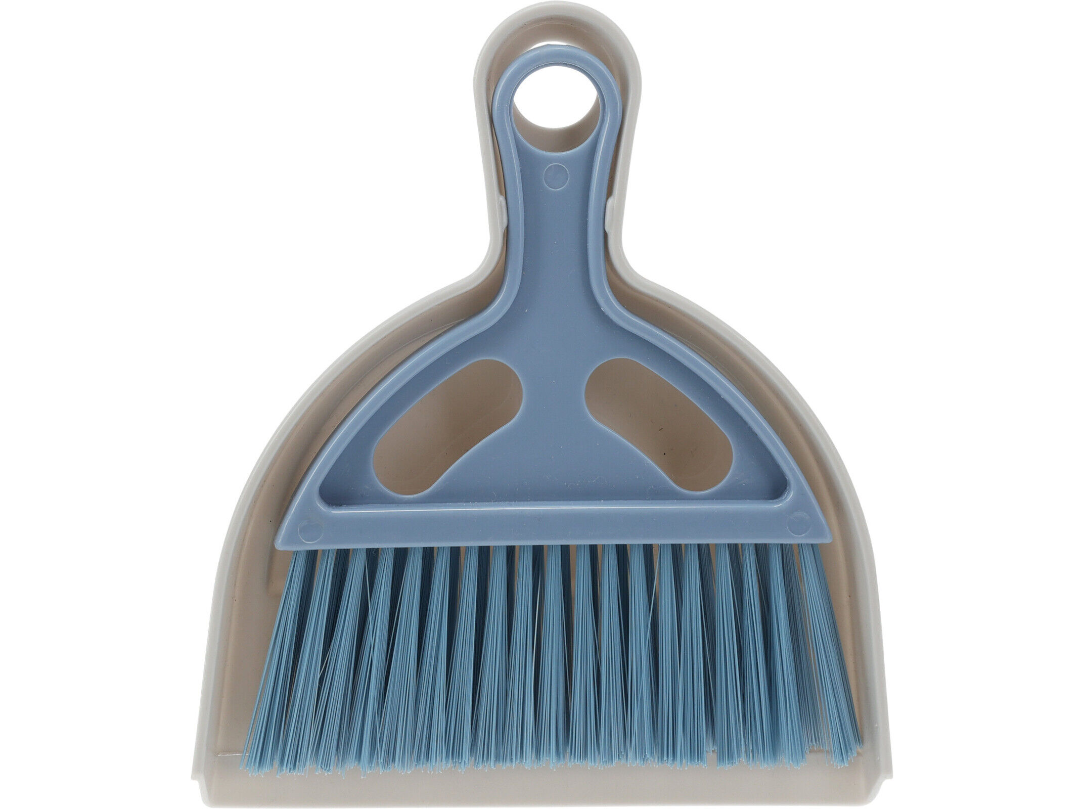 P&Aacute; E VASSOURINHA CINZENTO 20X17CM