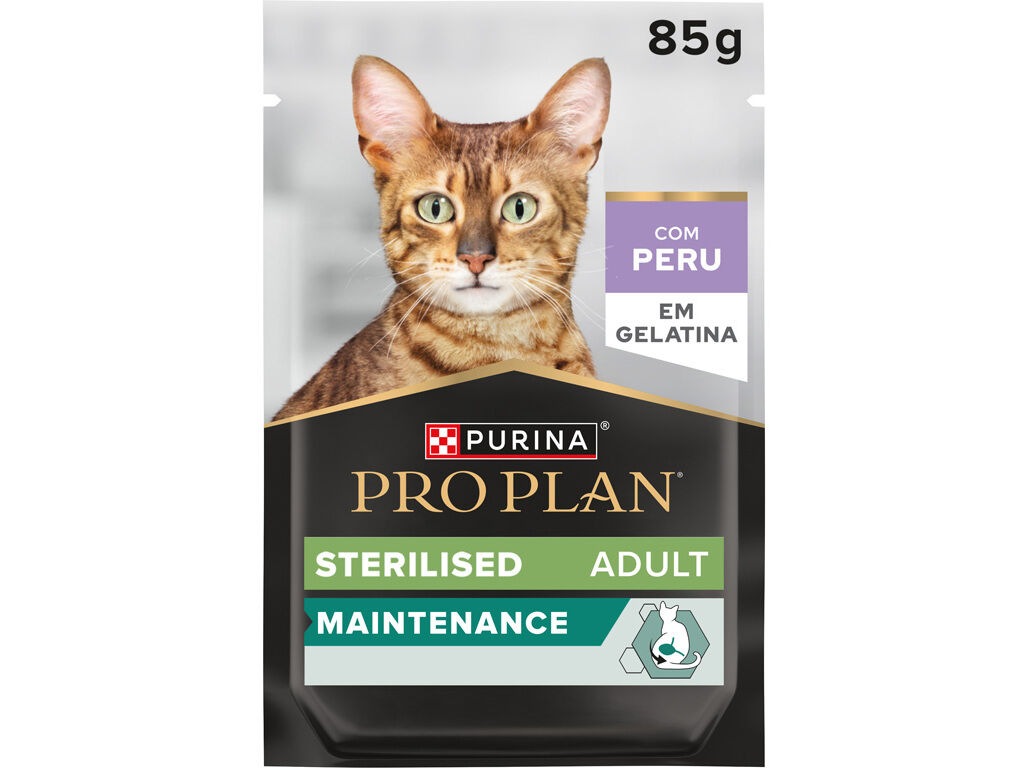 COMIDA H&Uacute;MIDA GATO PRO PLAN ESTERILIZADO PERU 85G image number 0