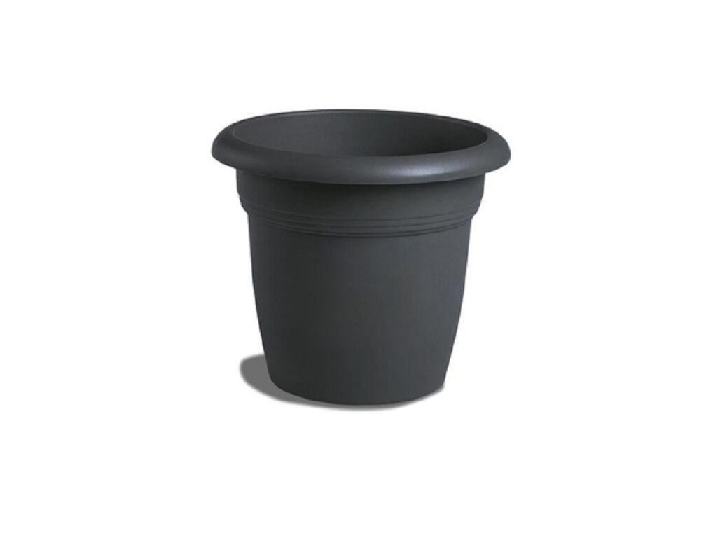VASO MEDITERR&Acirc;NEO STEFANPLAST ANTRACITE 24 CM