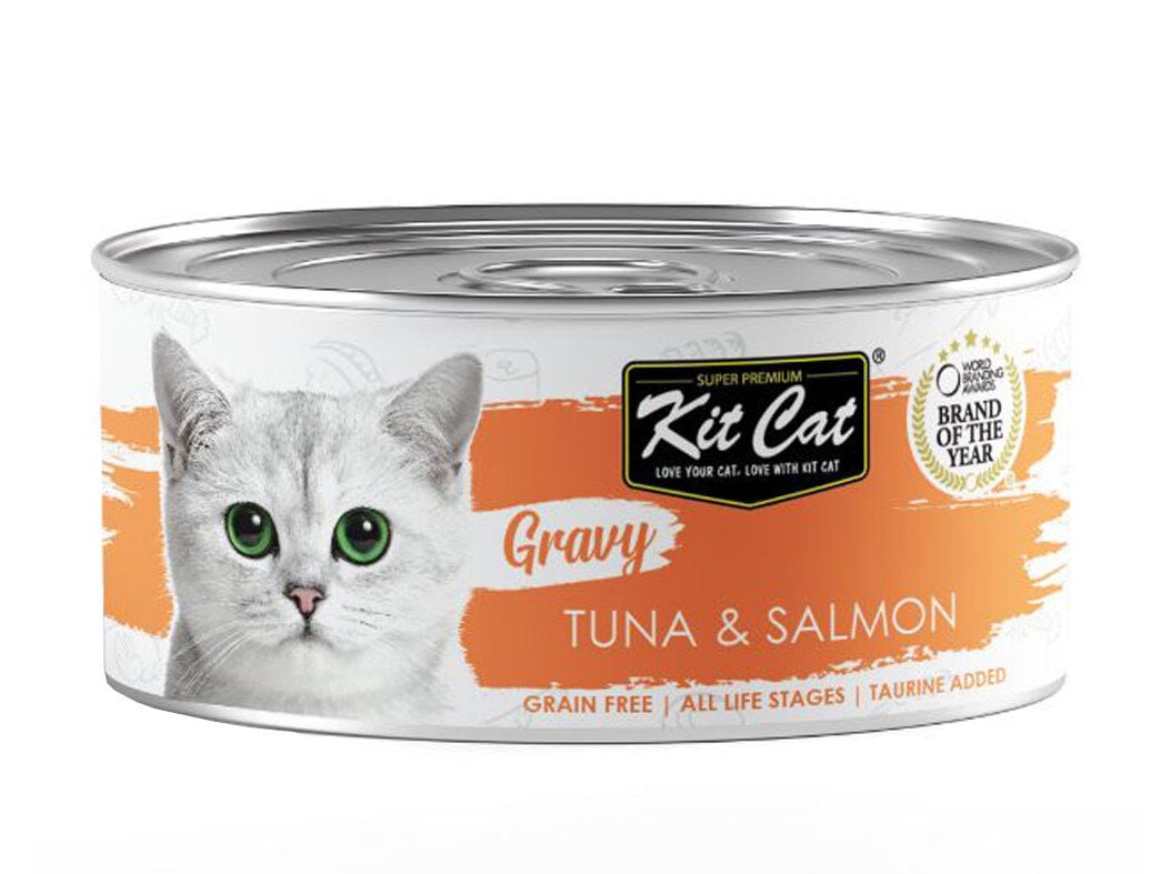 COMIDA H&Uacute;MIDA GATO KITCAT ATUM&SALM&Atilde;O 70G