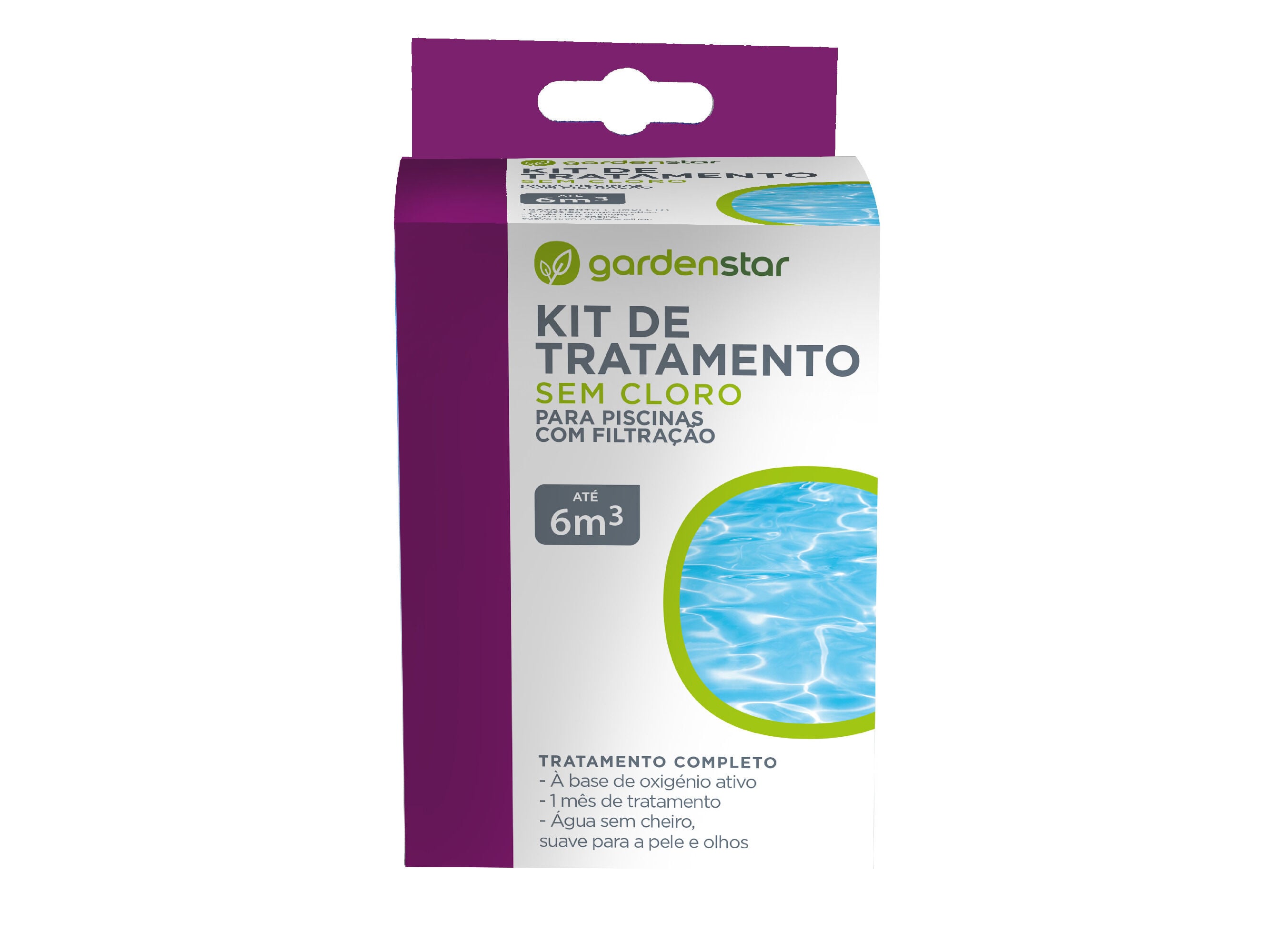 KIT TRATAMENTO AGUA GARDENSTAR PISCINA COM FILTRO 6M3 image number 1