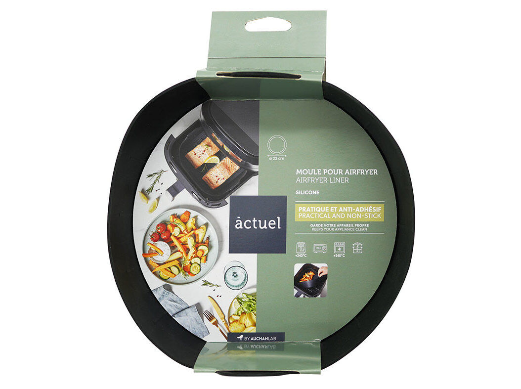 MOLDE PARA AIRFRYER ACTUEL SILICONE &Oslash;22CM image number 0