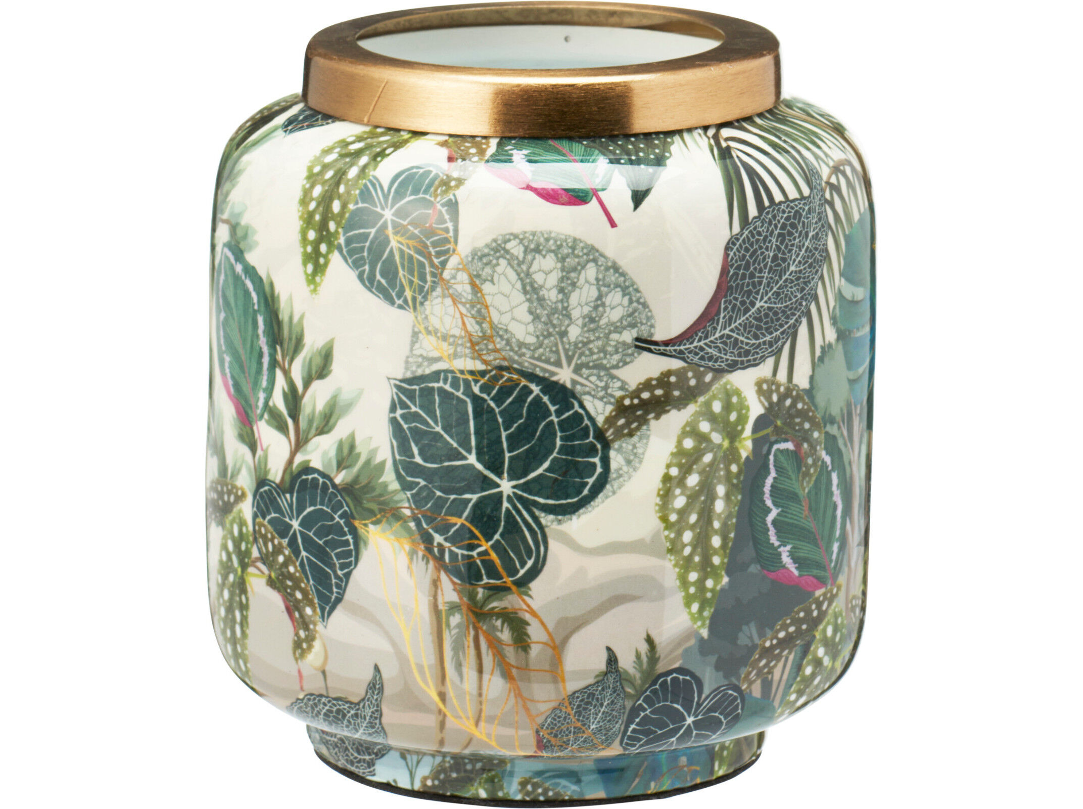 JARRA FOLHAS 15X15X15.5CM