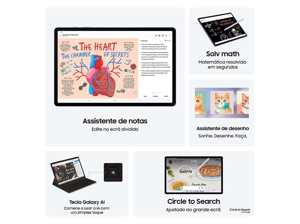 TABLET SAMSUNG GALAXY TAB S10+ CINZA 512GB image number 1