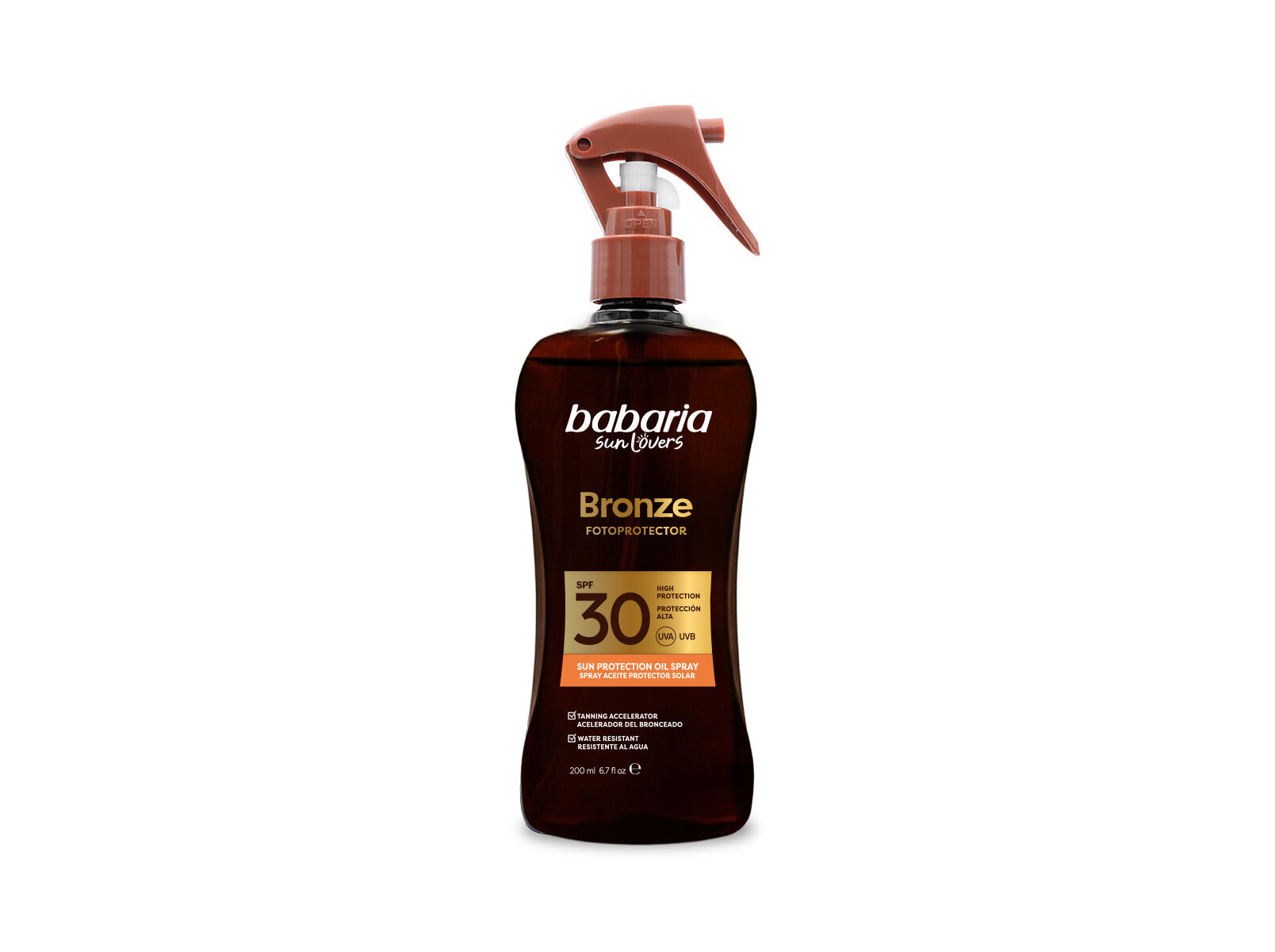 SPRAY &Oacute;LEO SOLAR BABARIA C&Ocirc;CO BRONZE 200ML image number 0