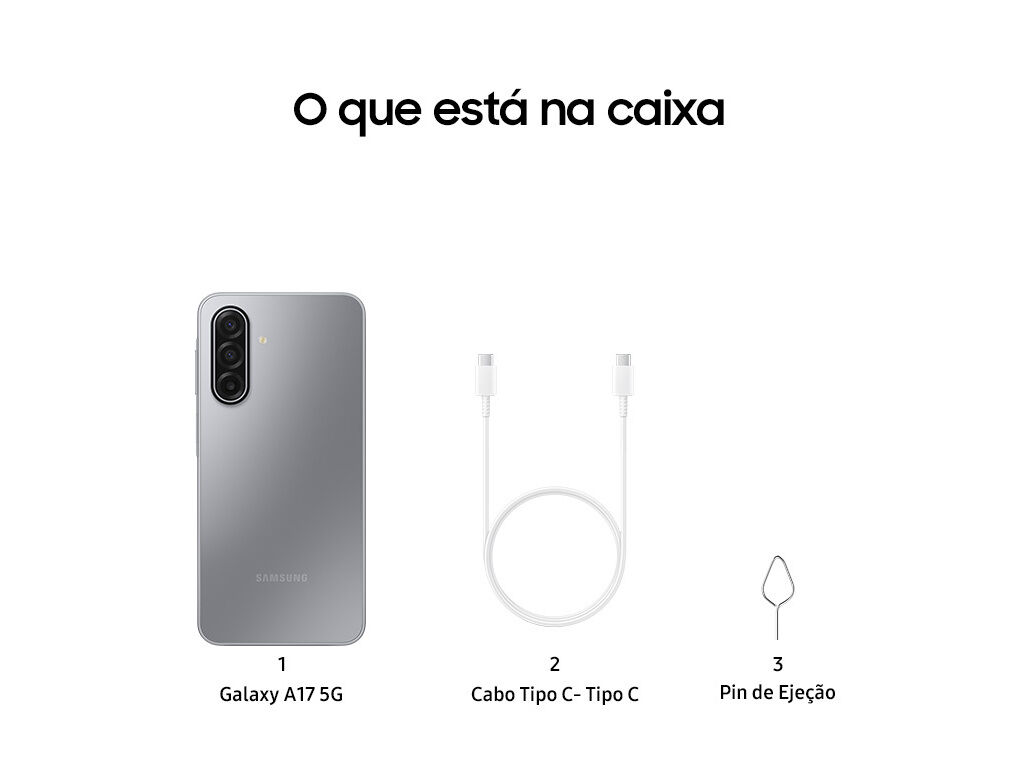 SMARTPHONE SAMSUNG GALAXY A17 5G 256GB CINZENTO image number 3