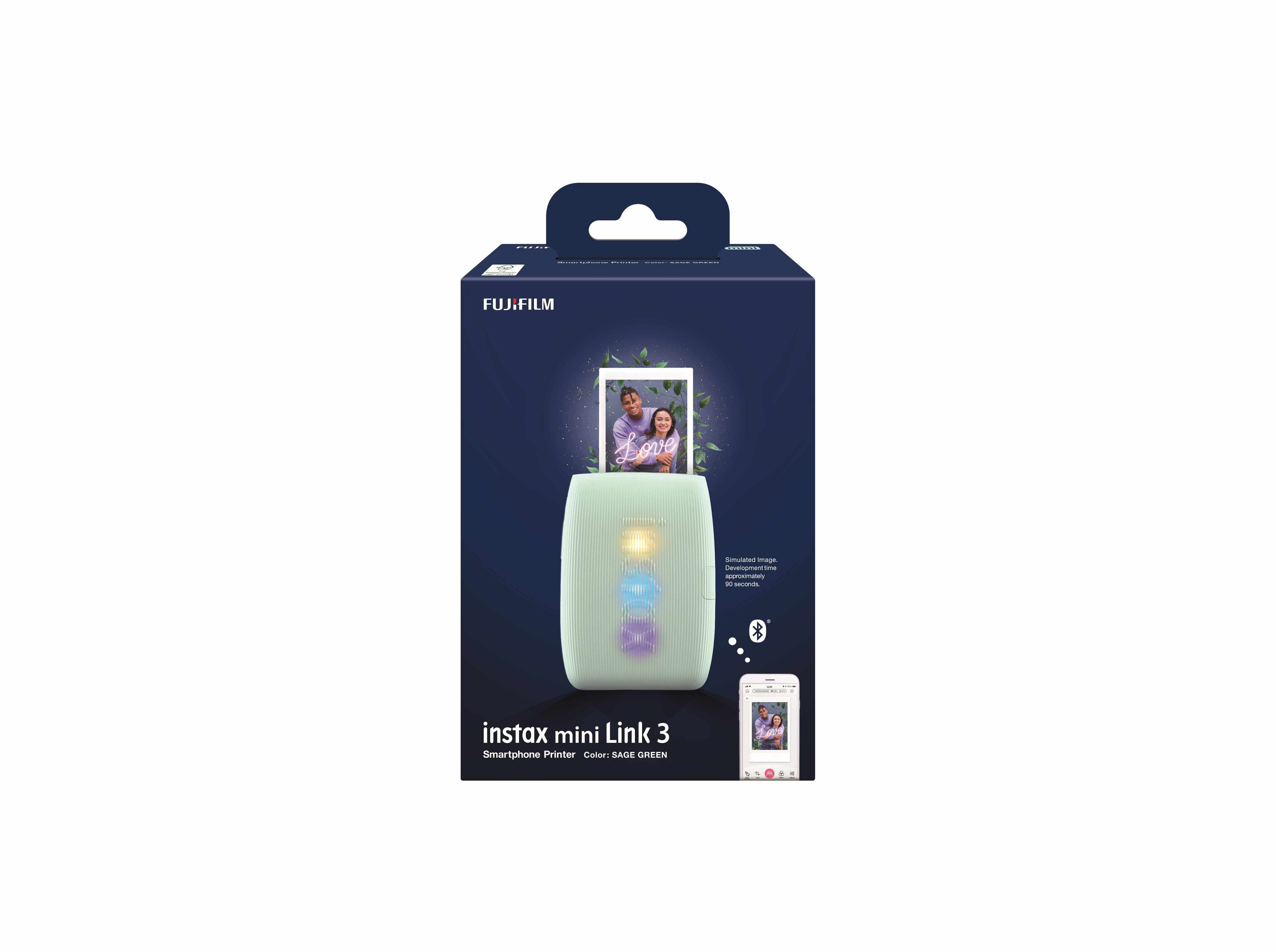 IMPRESSORA FOTOGRAFIA FUJIFILM VERDE INSTAX MINI LINK 3 image number 4