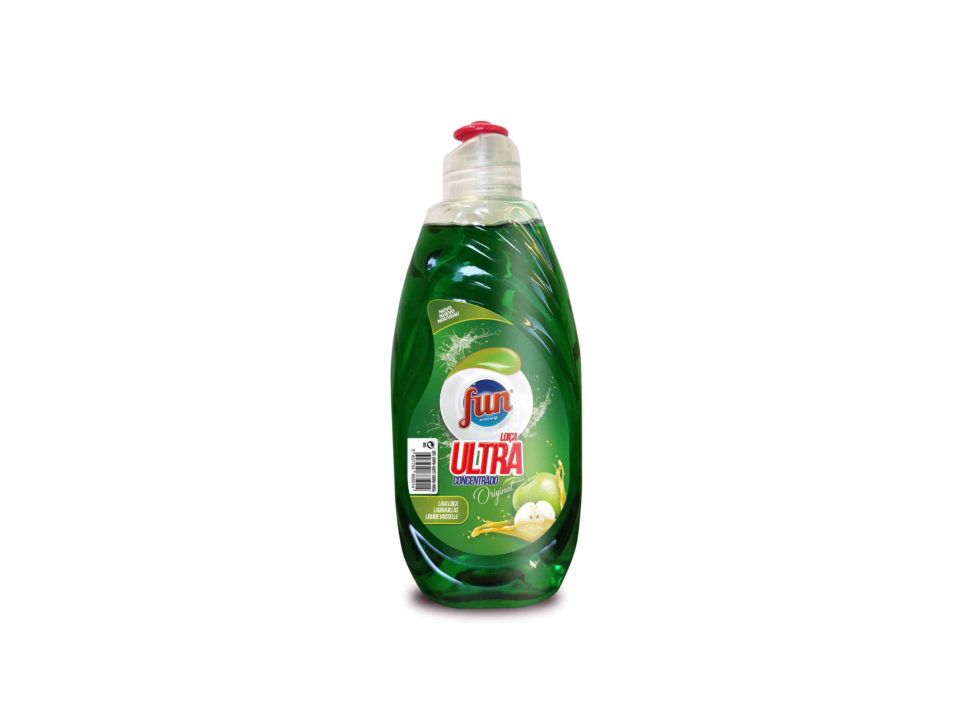 DETERGENTE LOI&Ccedil;A MANUAL FUN CONCENTRADO VERDE 350ML image number 0