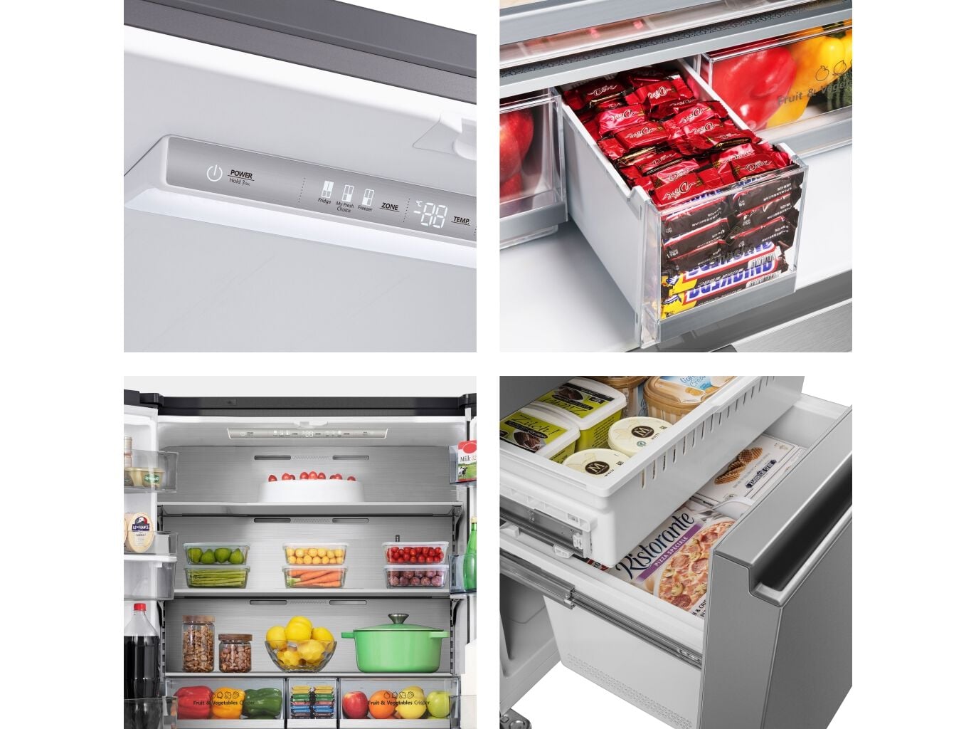 FRIGOR&Iacute;FICO AMERICANO HISENSE RF749N4SWSE (NO FROST E 178.5CM 579L INOX) image number 4