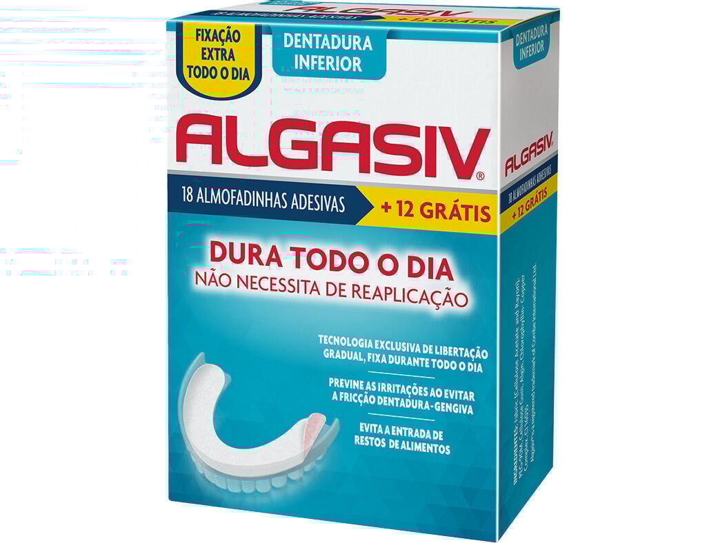 ALMOFADA SALGASIV ADESIVAS INFERIOR 18UN +12UN