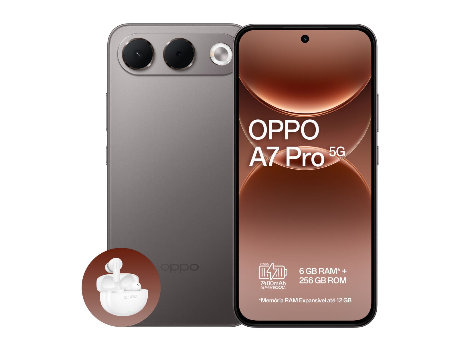 BUNDLE OPPO A7 PRO 5G+AIR5 BR TIT&Acirc;NIO image number 0