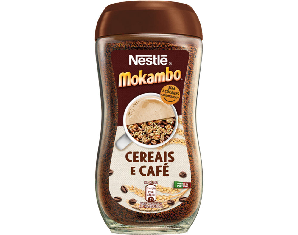 MISTURA MOKAMBO SOL&Uacute;VEL COM CAF&Eacute; 200G