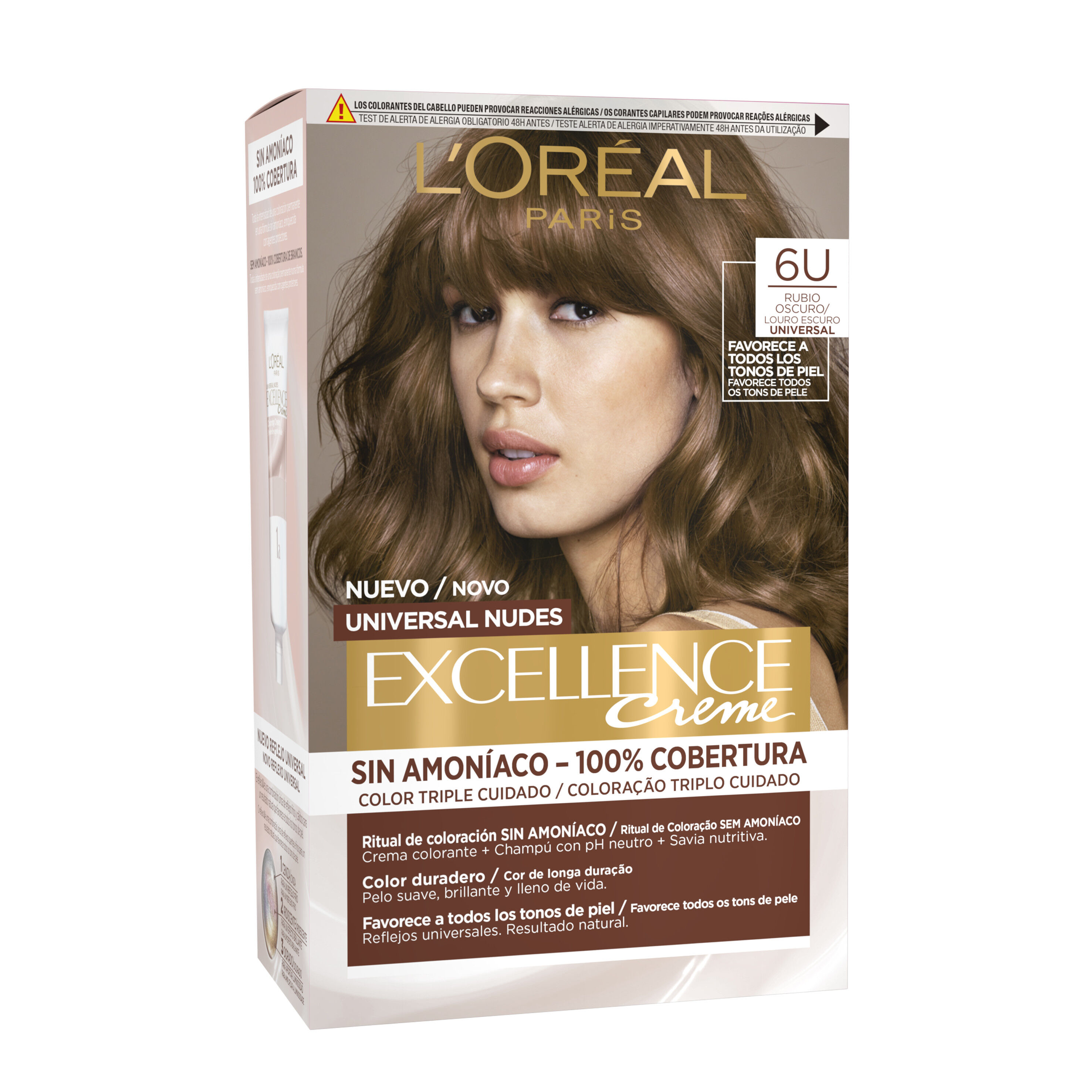 COLORA&Ccedil;&Atilde;O EXCELLENCE UNIVERSAL NUDES DARK BLOND 6U image number 0
