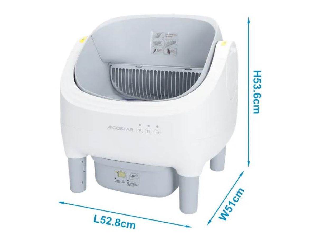 WC INTELIGENTE NOBLEZA COM WIFI ABERTURA SUPERIOR 52.8X51X53.6CM image number 1